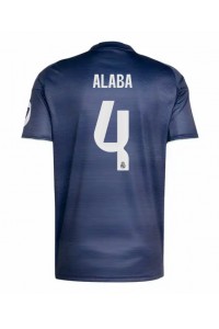 Real Madrid David Alaba #4 Jalkapallovaatteet Vieraspaita 2025-26 Lyhythihainen